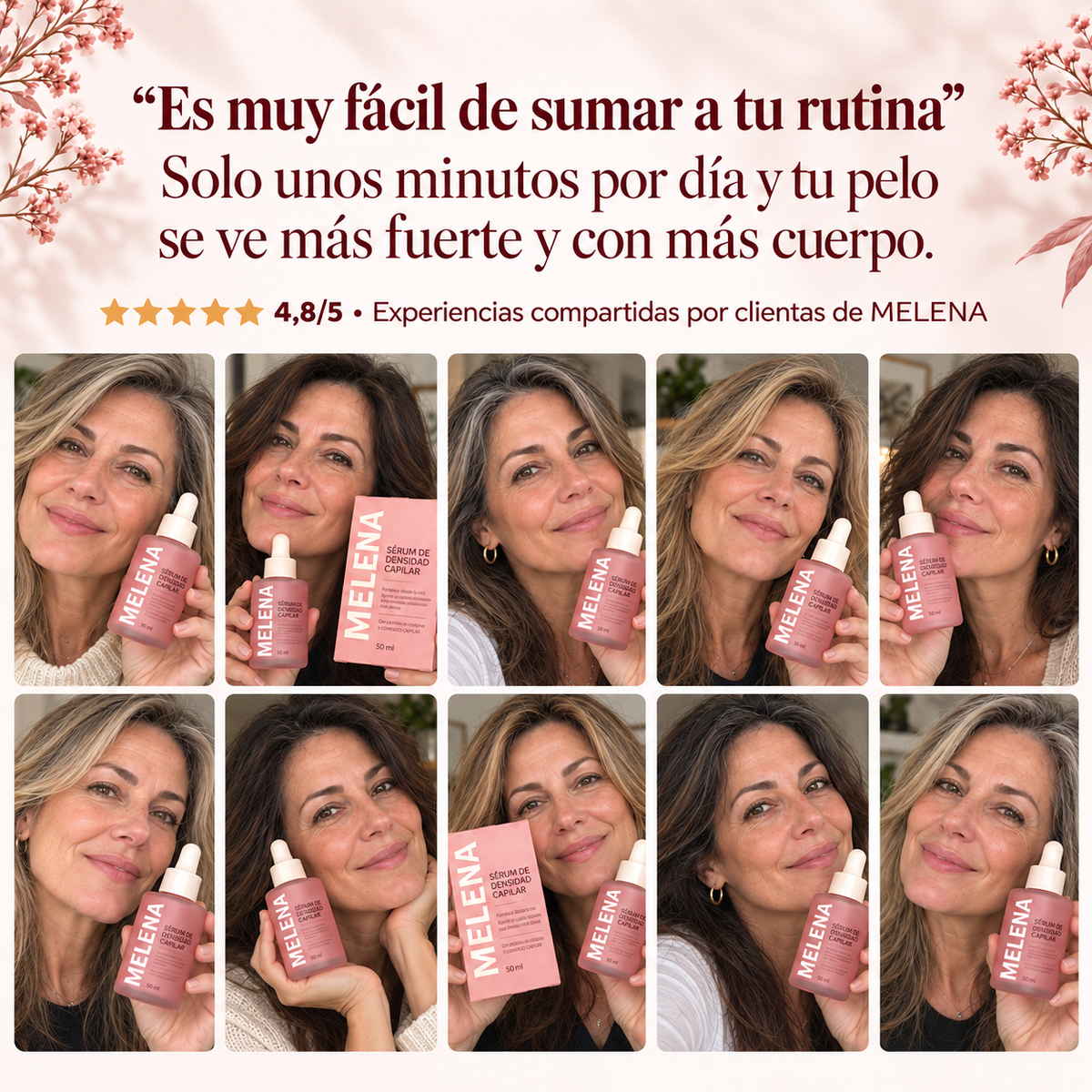 MELENA® – Serum para el Crecimiento capilar y anticaída